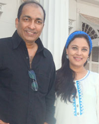 Anjum Rizvi with Sharbani Mukherji