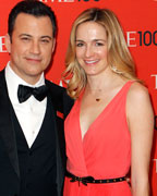 Television host Jimmy Kimmel and Molly McNearney arrive for the Time 100 gala celebrating the magazine's naming of the 100 most influential people in the world for the past year