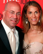 President of CNN Worldwide, Jeff Zucker, arrives with Caryn Zucker for the Time 100 gala celebrating the magazine's naming of the 100 most influential people in the world for the past year