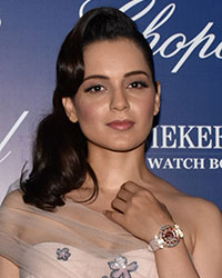 Xavier Lasserre, International Sales Manager of Chopard, Kangana Ranaut and Mr Ali Kochra CEO of Timekeepers India