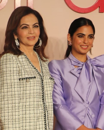 Nita Ambani and Isha Ambani