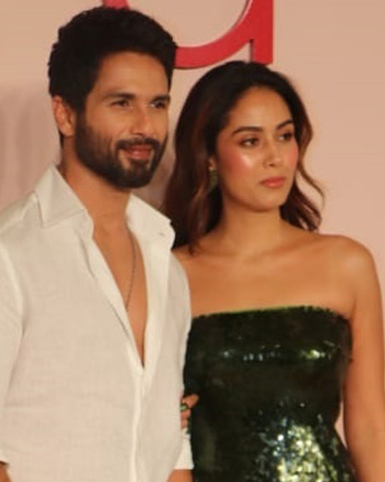 Shahid Kapoor and Mira Rajput Kapoor