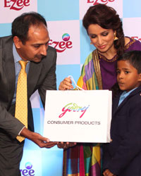 Tisca Chopra at The Godrej Easy Rahat Ek Abhiyan campaign for underprivileged kids