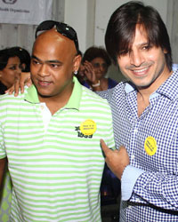 Vinod Kambli and Vivek Oberoi