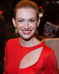 Cast member Mireille Enos arrives for the screening of 'The Devil's Knot' at the 38th Toronto International Film Festival in Toronto