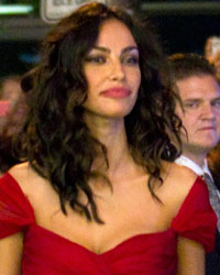 Cast member Madalina Ghenea arrives for the film premiere of 'Dom Hemingway' at the 38th Toronto International Film Festival in Toronto