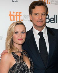 Cast members Reese Witherspoon and Colin Firth arrive for the 'Devil's Knot' screening at the 38th Toronto International Film Festival in Toronto