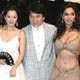 Jackie Chan poses with cast members of 'The Myth' at the Toronto Film Festival.