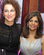 Turkish Consul General Ceylan Ozen with Bina Aziz