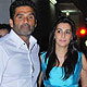 Suniel Shetty and Manna Shetty