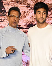 Javed Jaffrey with his son Mizaan Jaffrey