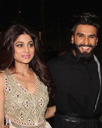 Shamita Shetty, Ranveer Singh, Maharahstra CM Devendra Fadnavis and Shilpa Shetty