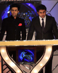 Manish Paul and Abhishek Bachchan