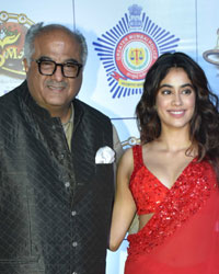 Boney Kapoor and Janhvi Kapoor