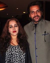 Shahbaz Khan with his wife