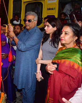 Boney Kapoor and Shabana Azmi