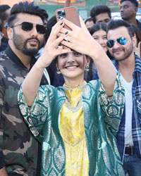 Arjun Kapoor, Sonam Kapoor and Sanjay Kapoor