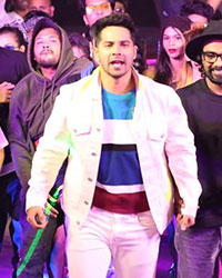 Varun Dhawan and Nora Fatehi promote their song Garmi from the upcoming Bollywood movie Street Dancer 3D