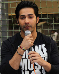 Varun Dhawan at Ecole Mondiale School