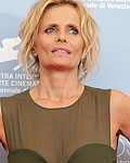 Member of the jury 'Opera Prima' Italian actress Isabella Ferrari poses during a photocall at the 69th Venice Film Festival