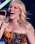 Singers Natasha Bedingfield performs 'Groove is in the Heart' during the VH1 Divas 2012 show in Los Angeles