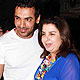 John Abraham and Farah Khan