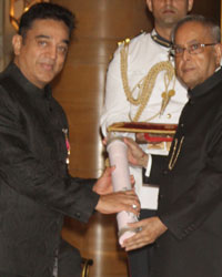 Kamal Haasan receives Padma Bhushan