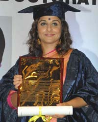 Vidya Balan conferred with a Doctor of Arts Honoris Causa degree by  Rai University