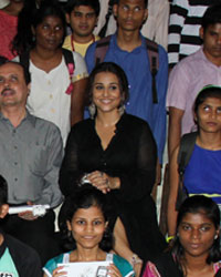 Vidya Balan during the distribution