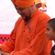 Mr. Guninder Guraya with Ikrabdeep Singh Ghai receiving participants trophy.