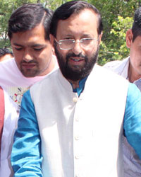 Sushil Kumar and Minister of State for Environment, Forest and Climate Change, Shri Prakash Javadekar