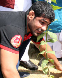 Sushil Kumar and Minister of State for Environment, Forest and Climate Change, Shri Prakash Javadekar