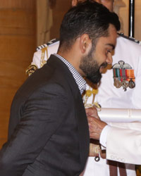 Virat Kohli conferred with with the Padma Shri Award