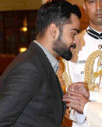 Virat Kohli conferred with with the Padma Shri Award