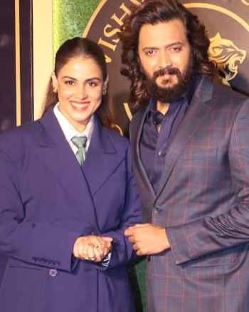 Genelia D'Souza and Riteish Deshmukh