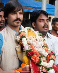 Vivek Oberoi Ganesh Visarjan