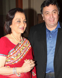 Asha Parekh and Rishi Kapoor