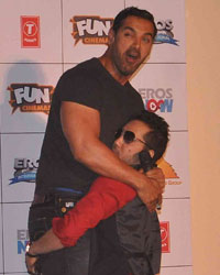 John Abraham and Mika Singh