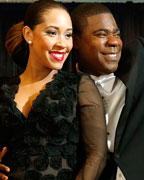 Actor and comedian Tracy Morgan and his fiancee Megan Wollover arrive on the red carpet at the annual White House Correspondents' Association dinner in WashingtonActress and comedian Amy Poehler arrives on the red carpet at the annual White House Correspondents' Association dinner in Washington