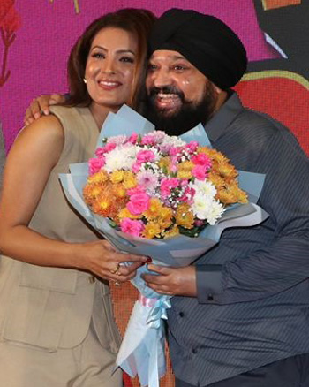 Harbhajan Singh and Geeta Basra unveil their Talk Show Who's The Boss