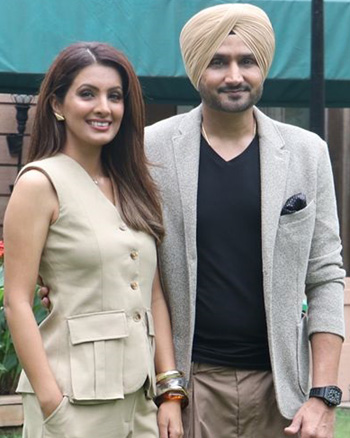 Geeta Basra and Harbhajan Singh
