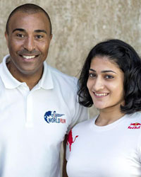 Gautam Gambhir, Colin Jackson and Ashwini Ponappa