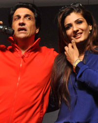 Karishma Kapoor, Shiamak Davar and Raveena Tandon