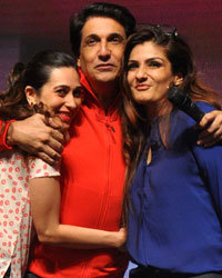 Karishma Kapoor, Shiamak Davar and Raveena Tandon