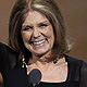 Women's rights activist Steinem accepts an award during the 21st annual Glamour Magazine Women of the Year award ceremony in New York