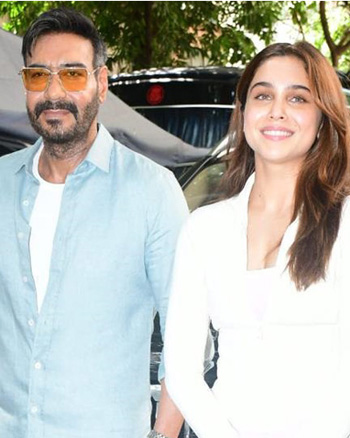 Ajay Devgn and Sharvari Wagh