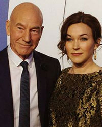 Patrick Stewart with Wife