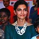 Sonam Kapoor celebrates Christmas with Anganwadi children, an initiative 'Joy In A Box' organized by NGO Landmark International Foundation for Empowerment (LIFE Trust)