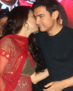 Juhi Chawla and Aamir Khan