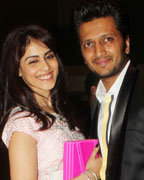 Genelia D'Souza and Ritesh Deshmukh